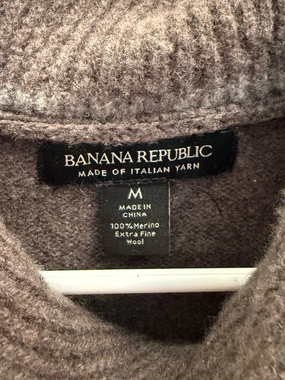 Banana Republic Shawl Collar Merino Sweater